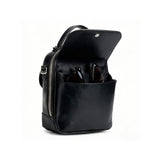 &nbsp;Ouchlove Harriet Crossbody with Built-In Wallet being used on a snowy Chicago street near the Bean