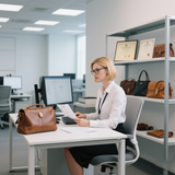 How do third-party platforms verify the origin of cowhide bags?