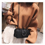 Ouchlove Women’s Vintage Studded Crossbody Bag