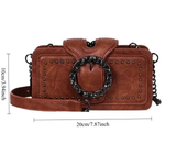 Ouchlove Women’s Vintage Studded Crossbody Bag
