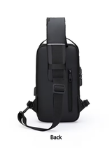 Ouchlove Anti-Theft Sling Bag with Combination Lock – High-Capacity Shoulder Bag for Business and Commuting