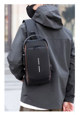 Ouchlove Anti-Theft Sling Bag with Combination Lock – High-Capacity Shoulder Bag for Business and Commuting
