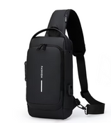 Ouchlove Anti-Theft Sling Bag with Combination Lock – High-Capacity Shoulder Bag for Business and Commuting