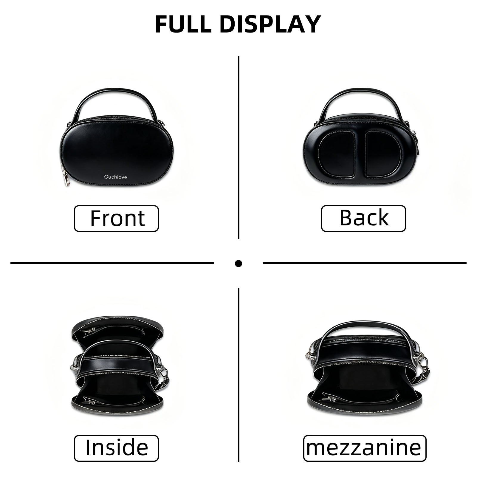 Ouchlovebag Women Fashion Crossbody Bag