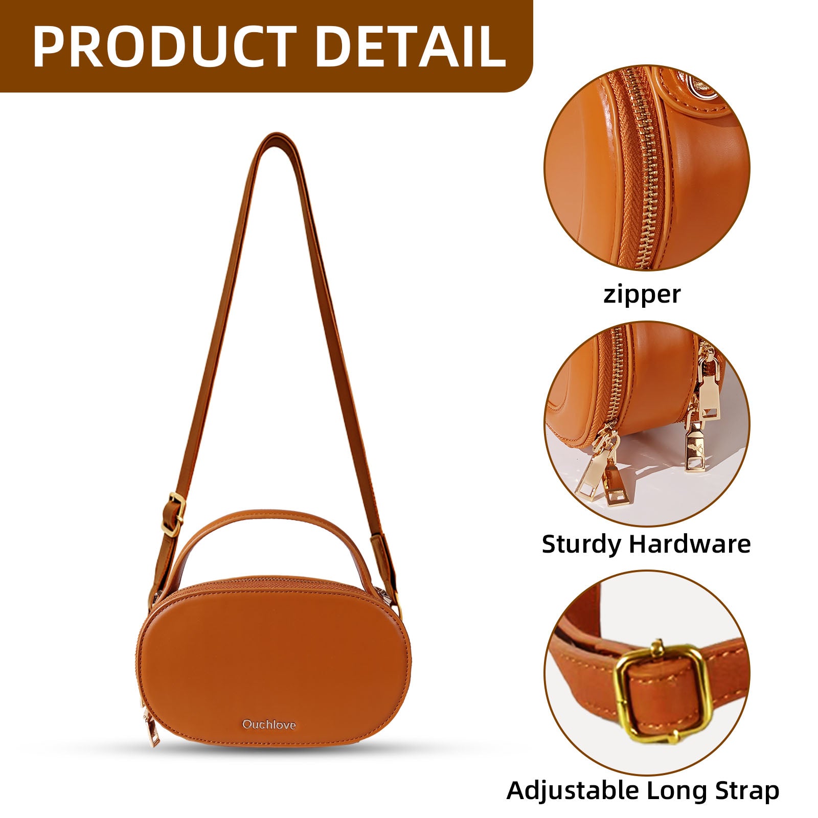 Ouchlovebag Women Fashion Crossbody Bag