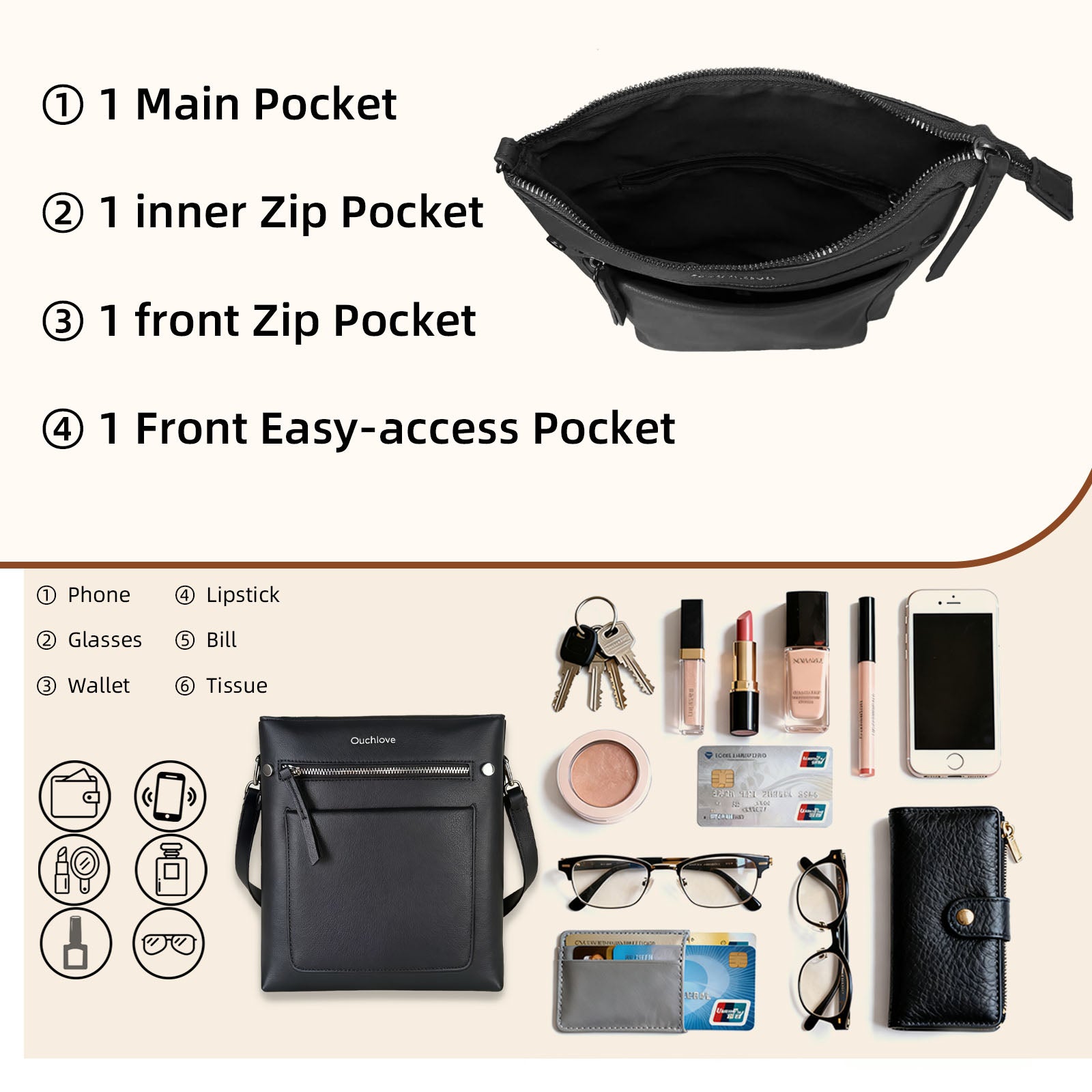 Ouchlove Extravagant Women Shoulder Bags