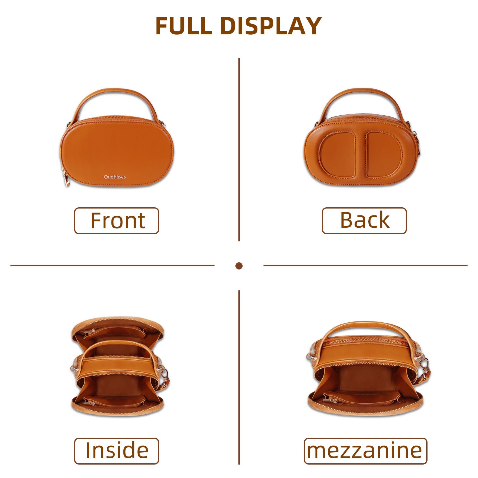 Ouchlovebag Women Fashion Crossbody Bag