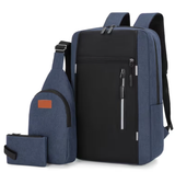 Ouchlove Men’s 3-Piece Shoulder Bag Set – Large-Capacity, Water-Resistant Laptop Shoulder Bag