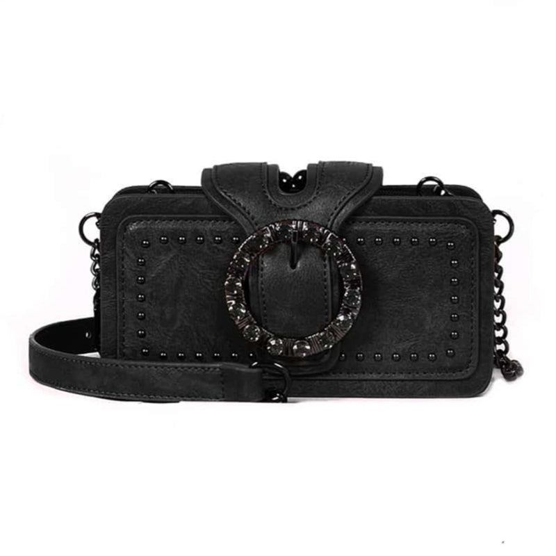 Ouchlove Women’s Vintage Studded Crossbody Bag
